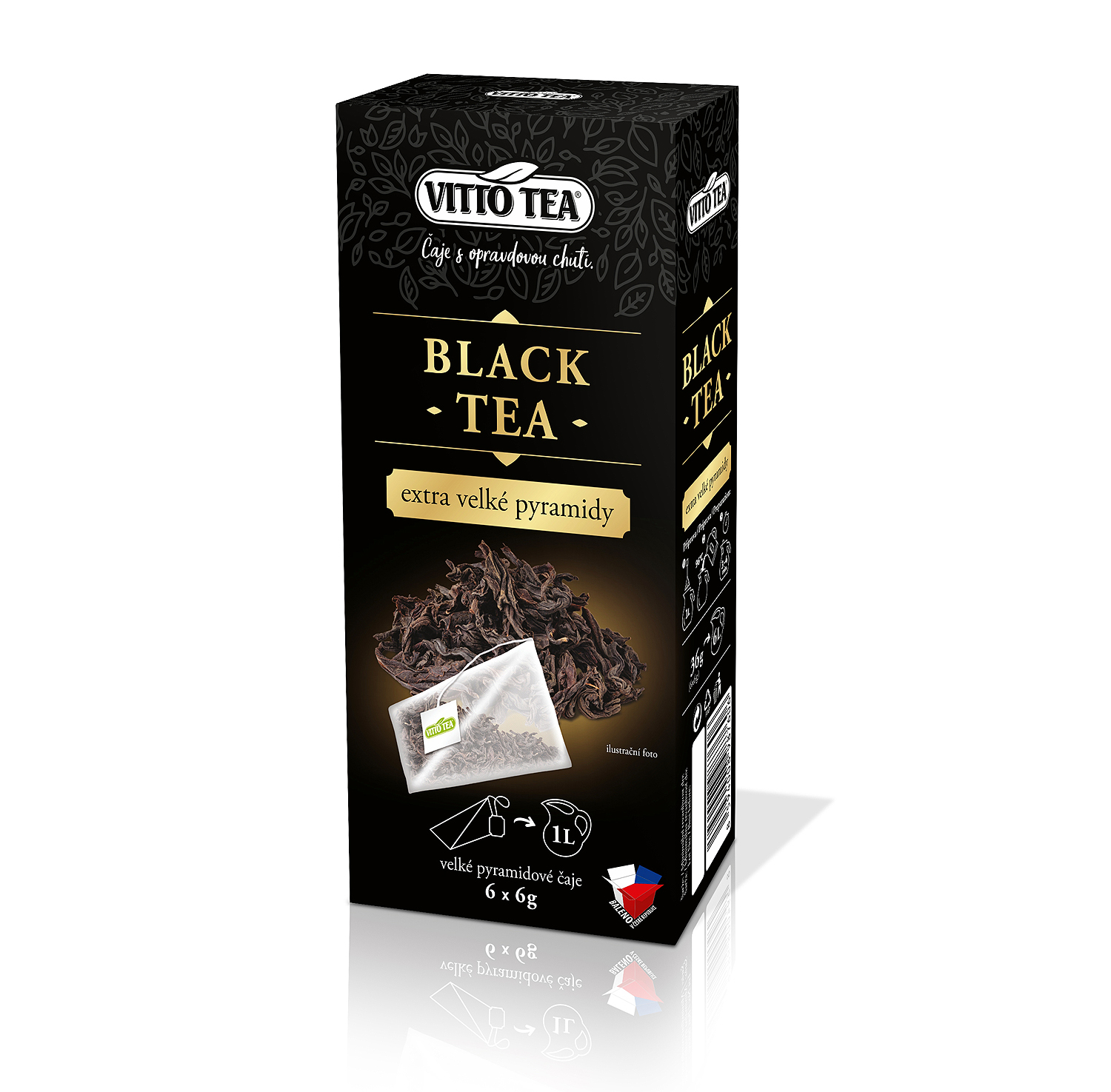 EXTRA VELKÉ PYRAMIDY BLACK TEA